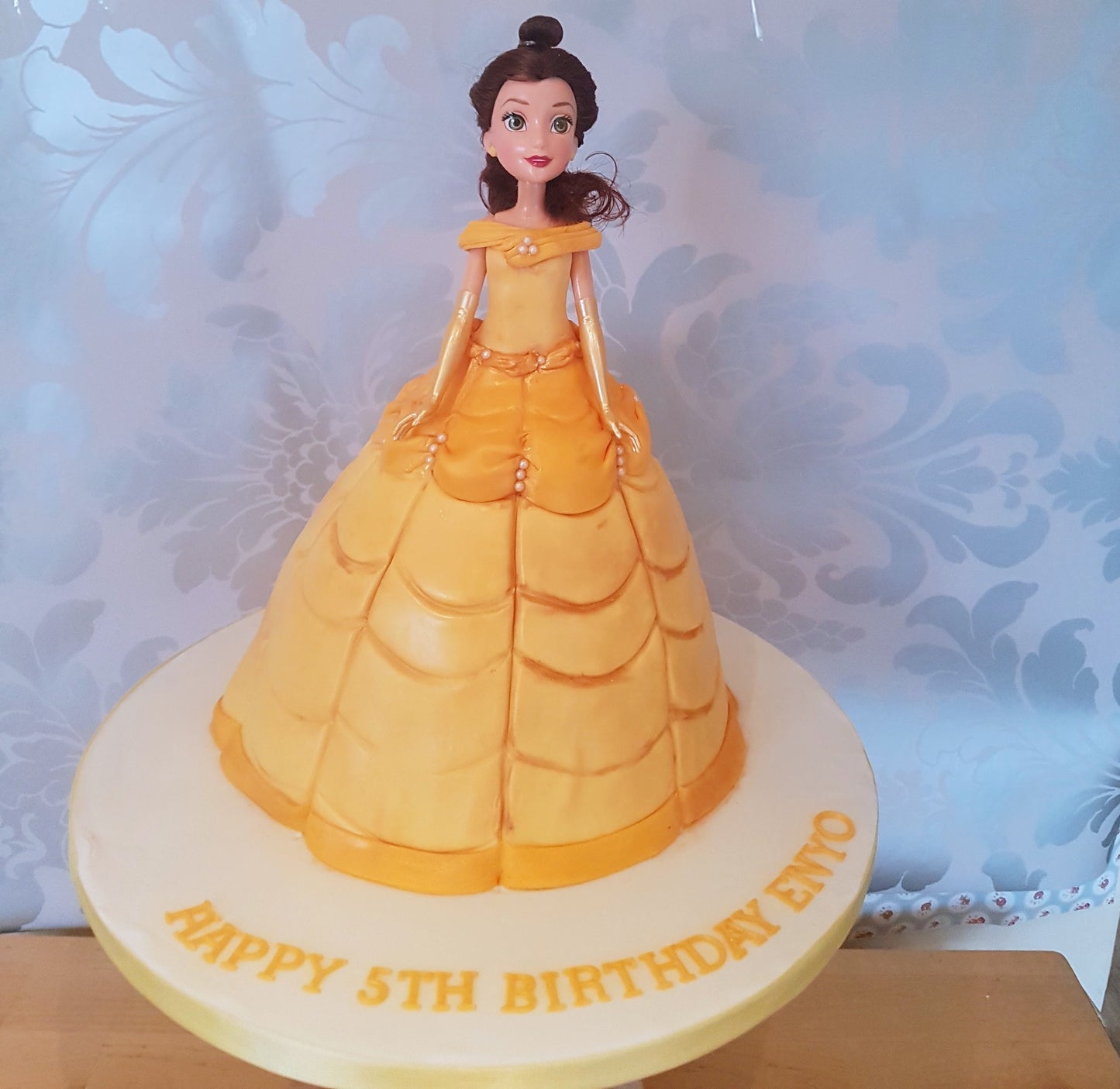 Belle doll cake