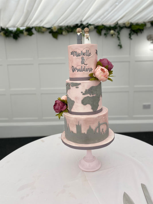 Traveller themed wedding cake