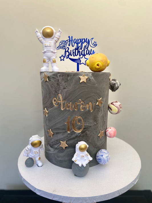 Space themed cake