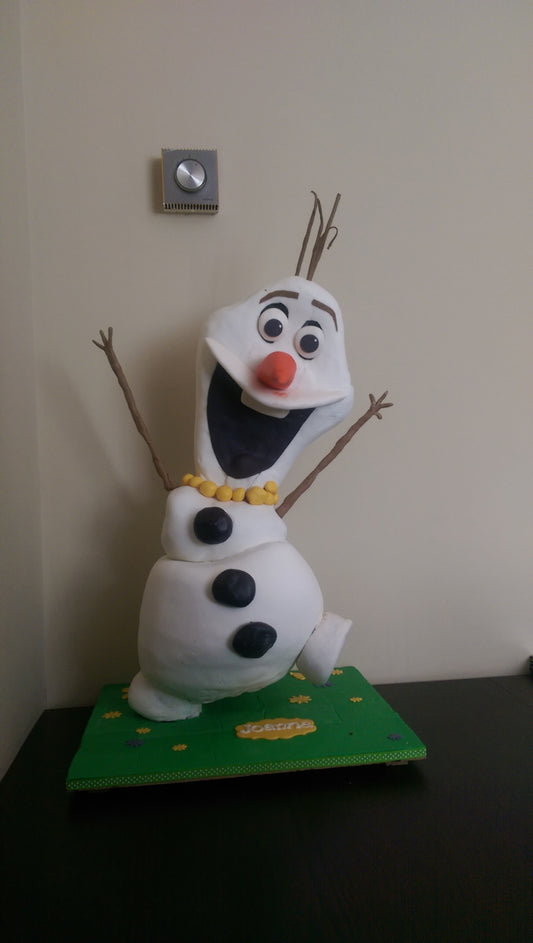 3D Olaf Cake