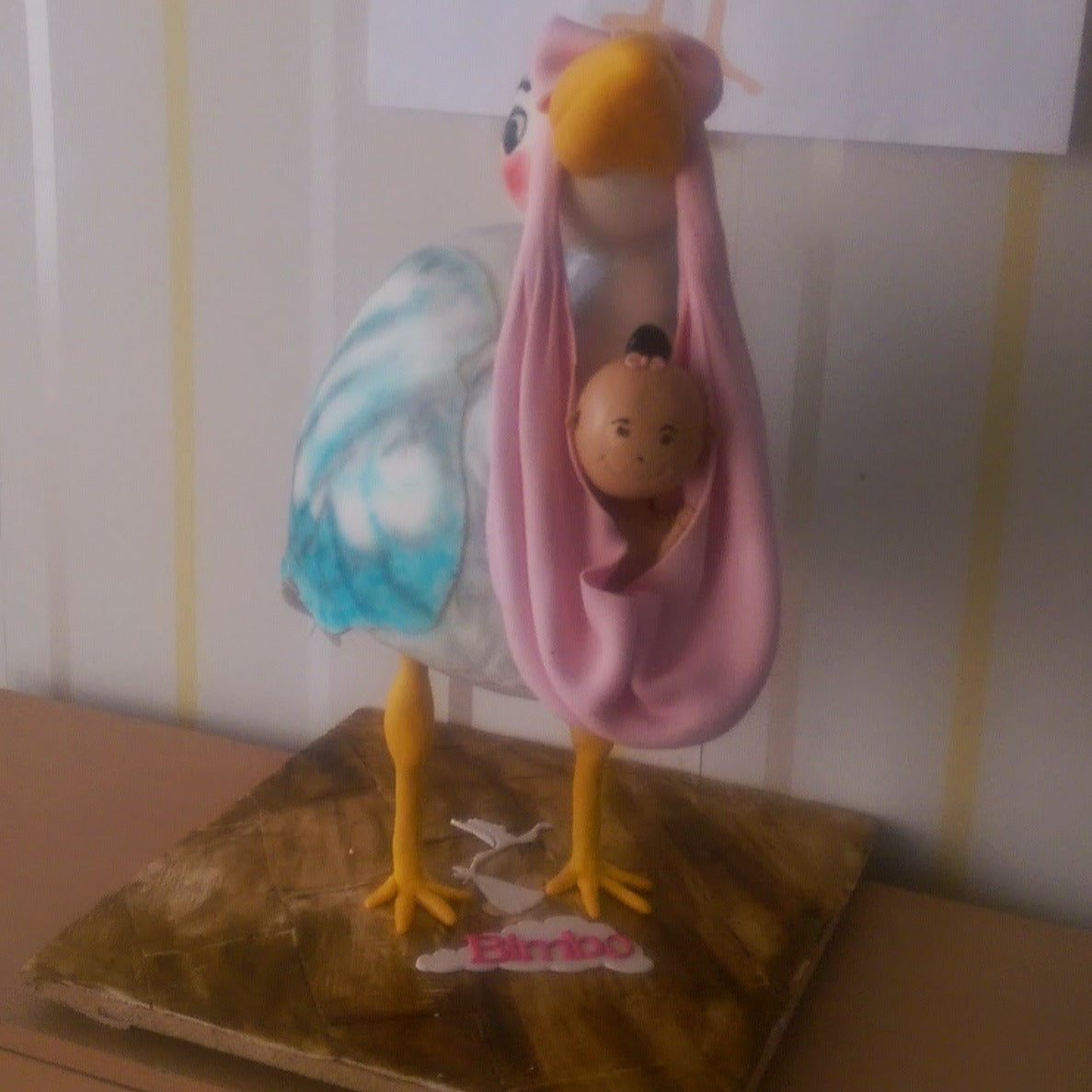 Stork and Baby cake